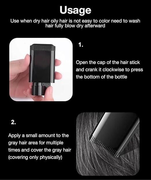 QuickFix Hair Color Stick 20gm - Black