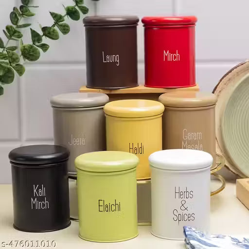 8-Piece Spice Jar Set